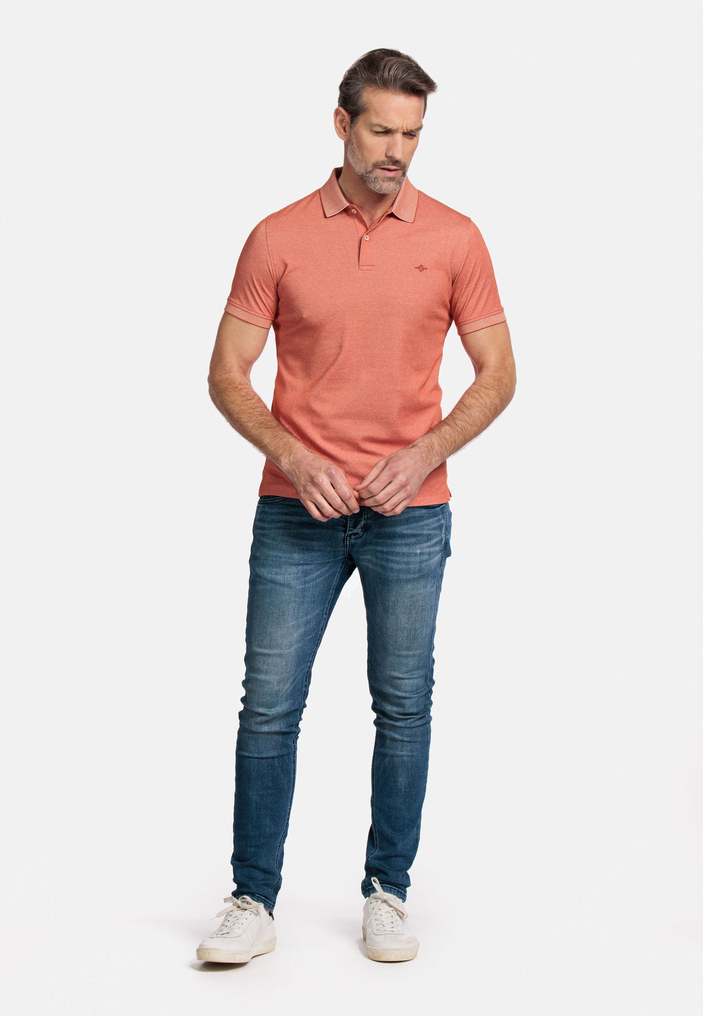 Baileys Burnt Orange Poloshirt