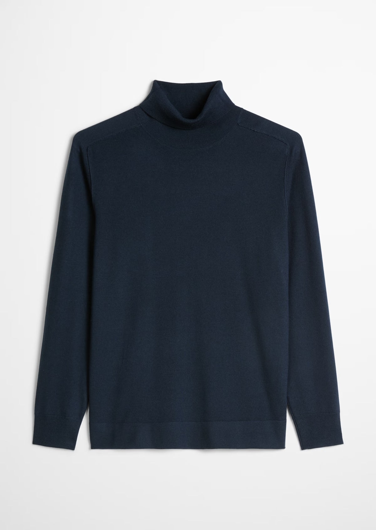 Marc O'Polo Navy Merino Roll-Neck Knit