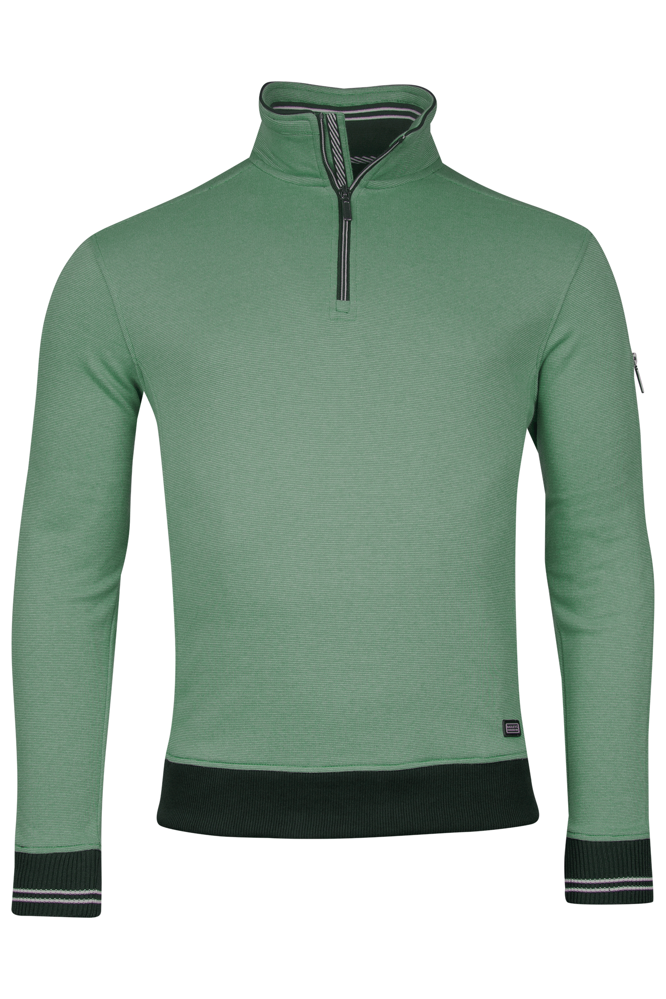 Baileys Green Half Zip Jumper