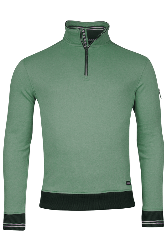 Baileys Green Half Zip Jumper