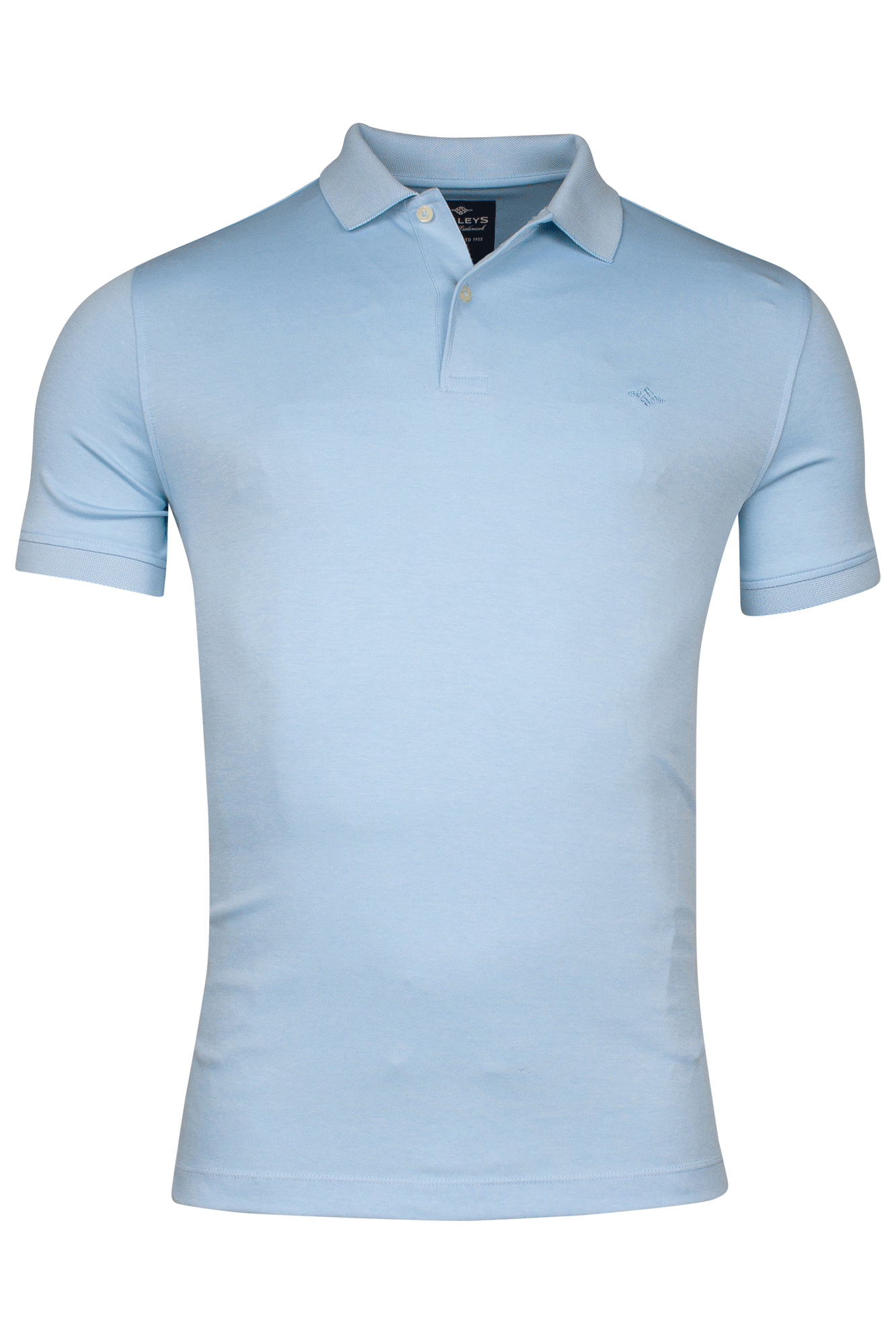 Baileys Light Blue Pique Poloshirt