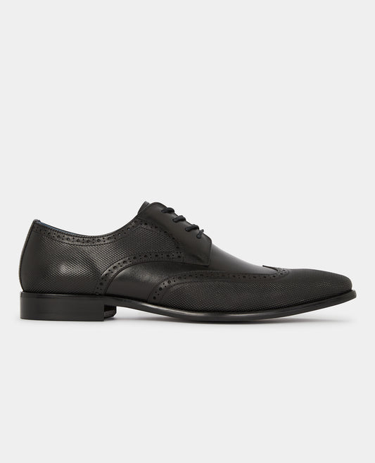 Remus Uomo Black Leather Russo Shoe