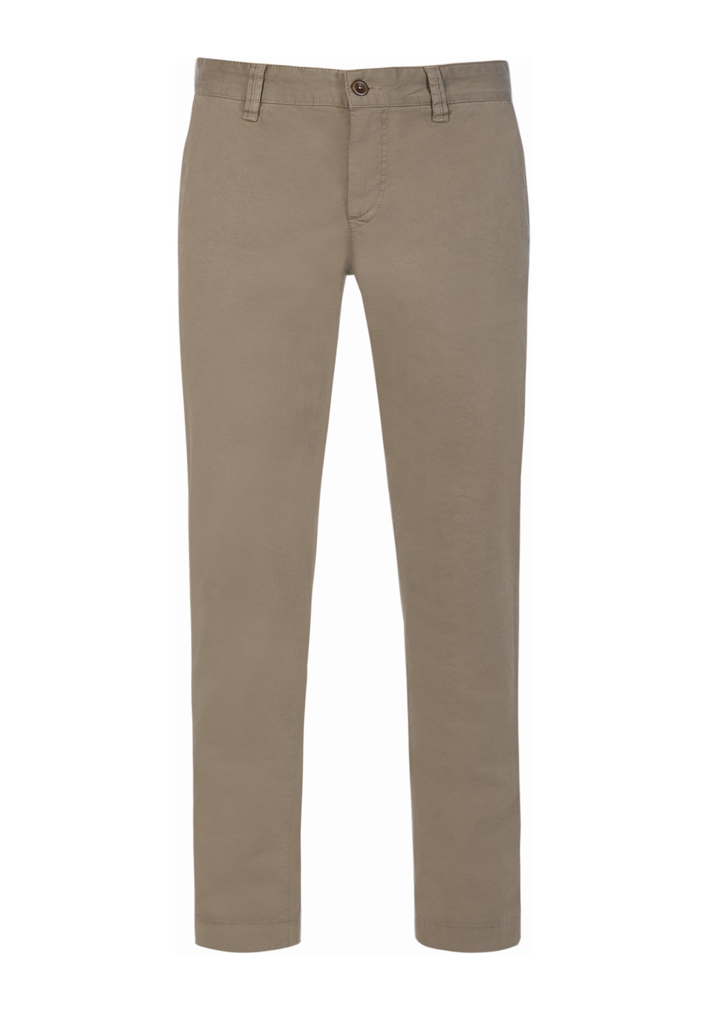 Alberto LOU Beige Pima Cotton Chinos