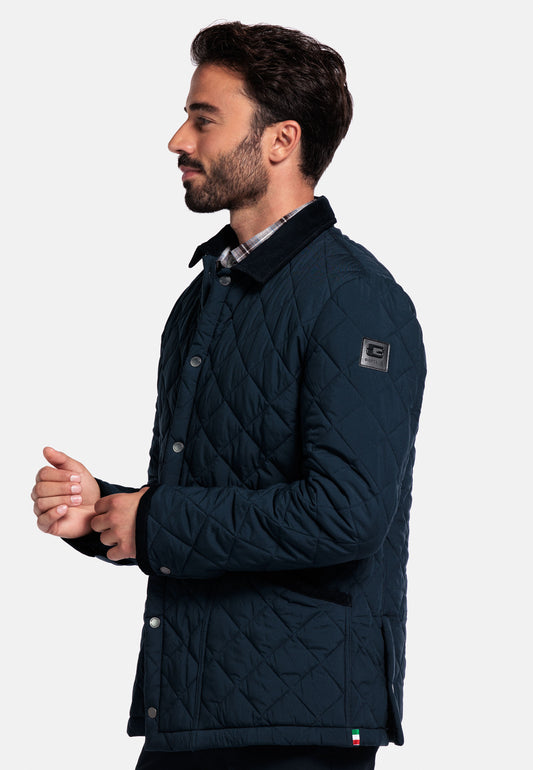 Giordano Navy Quilted Jacket