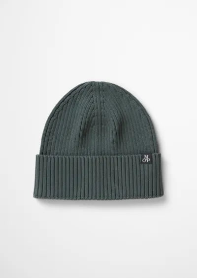 Marc O'Polo Organic Cotton Beanie in Khaki
