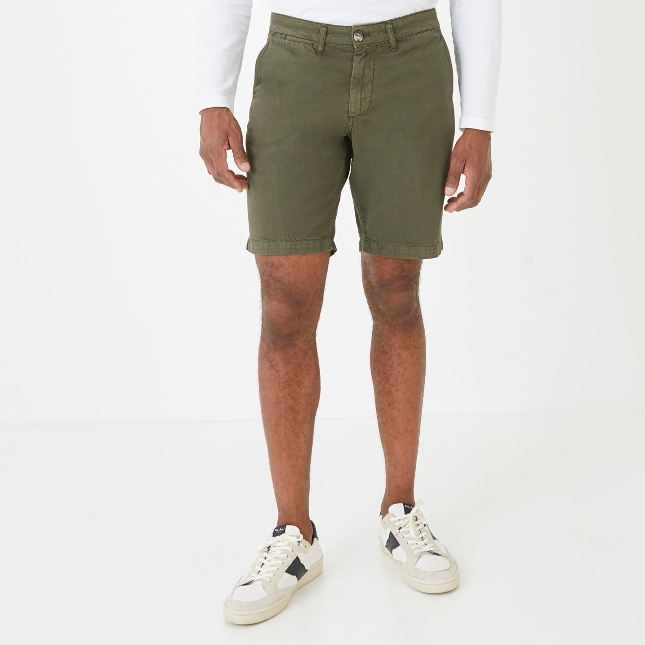 Eden Park Dark Green Chino Bermuda Shorts made from cotton with practical pockets available at StylishGuy Menswear Dublin