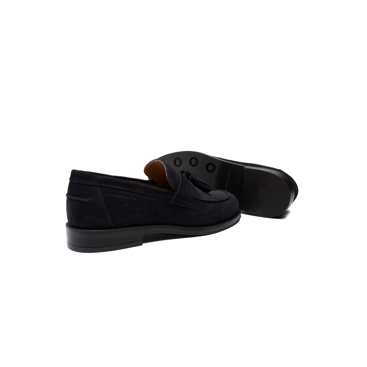Ambitious Navy Suede Tassel Loafer