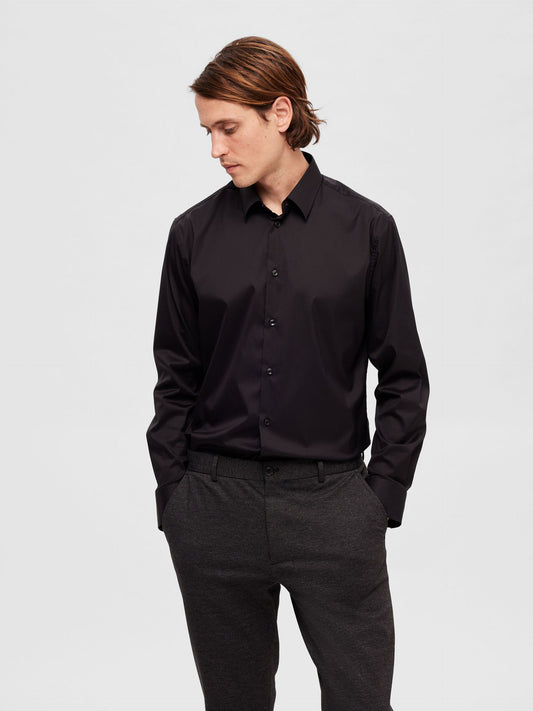 SELECTED Black Long Sleeve Shirt