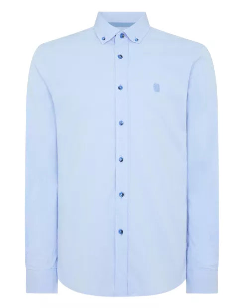 Remus Uomo Light Blue Long Sleeved Casual Shirt