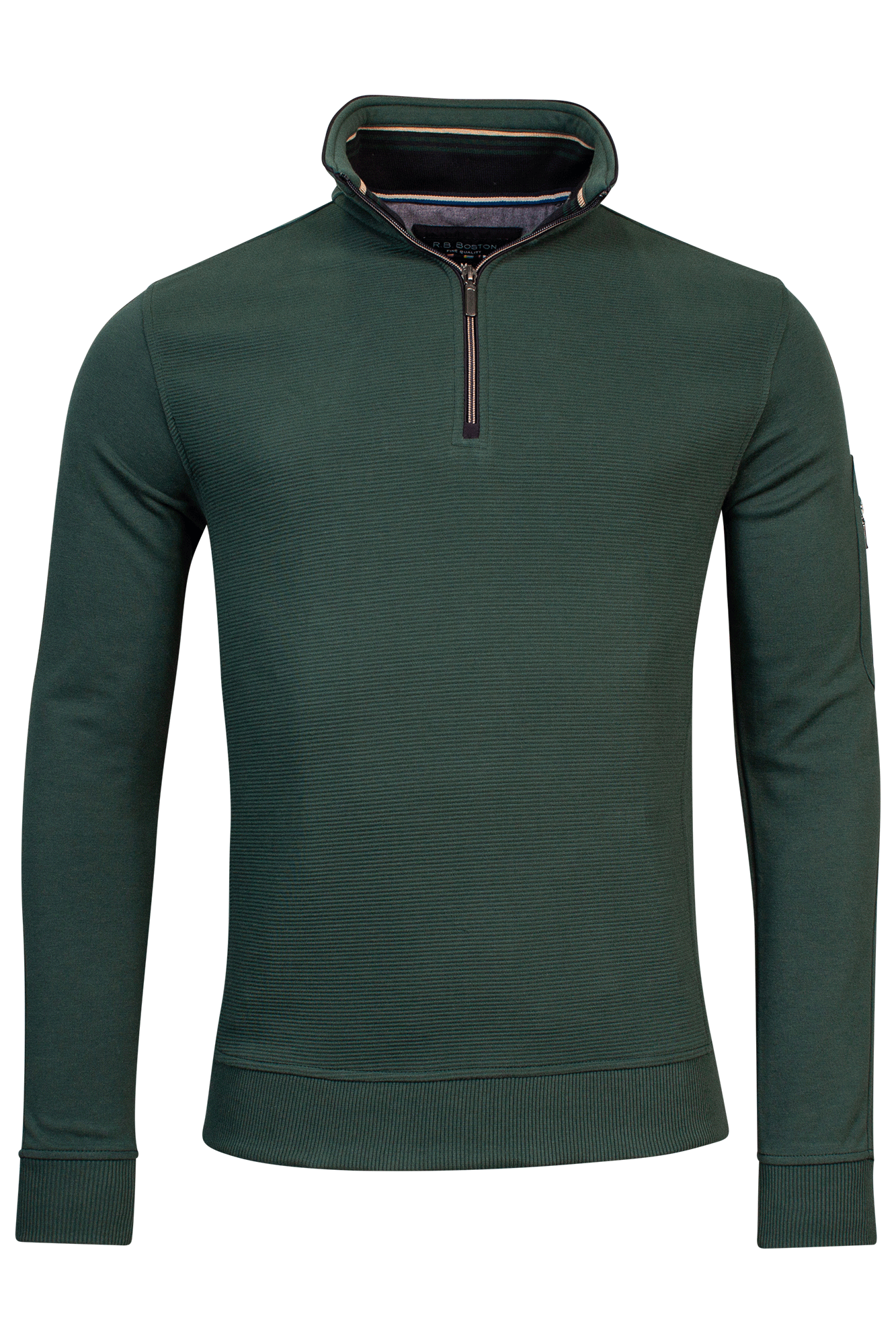 Baileys Dark Green Half Zip Jumper