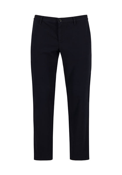 Alberto LOU Navy Textured Chinos