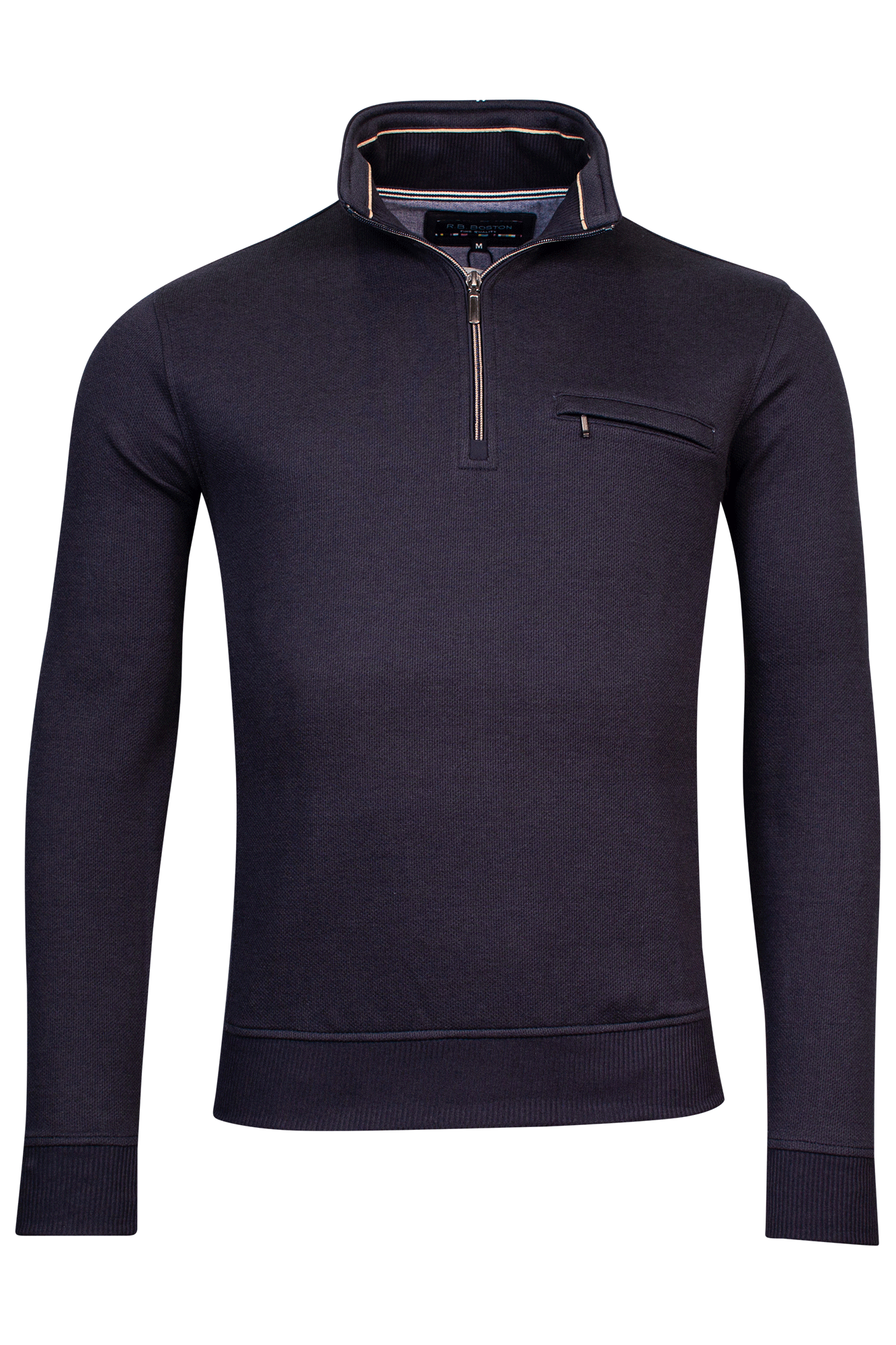 Dark Blue Zip Jumper