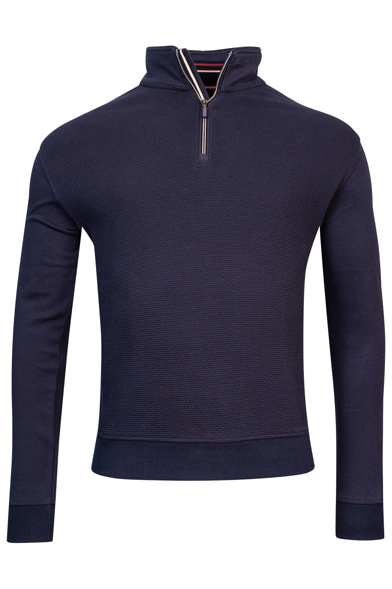 Baileys Dark Navy Half Zip Jumper