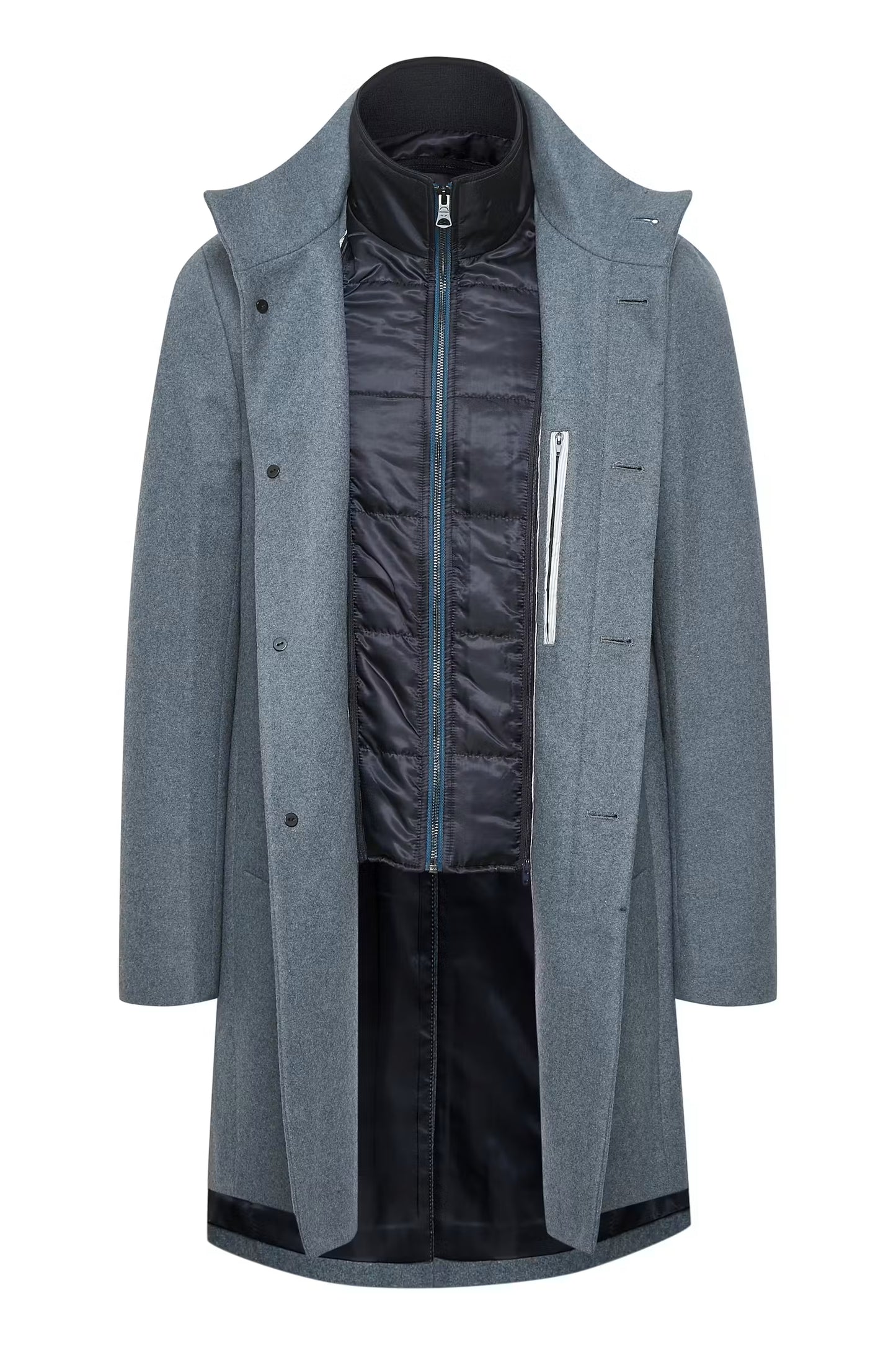 MATINIQUE HARVEY WOOL COAT - Dust Blue