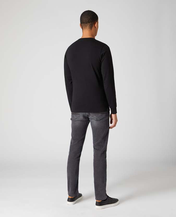 Remus Uomo Black Long Sleeve Tee