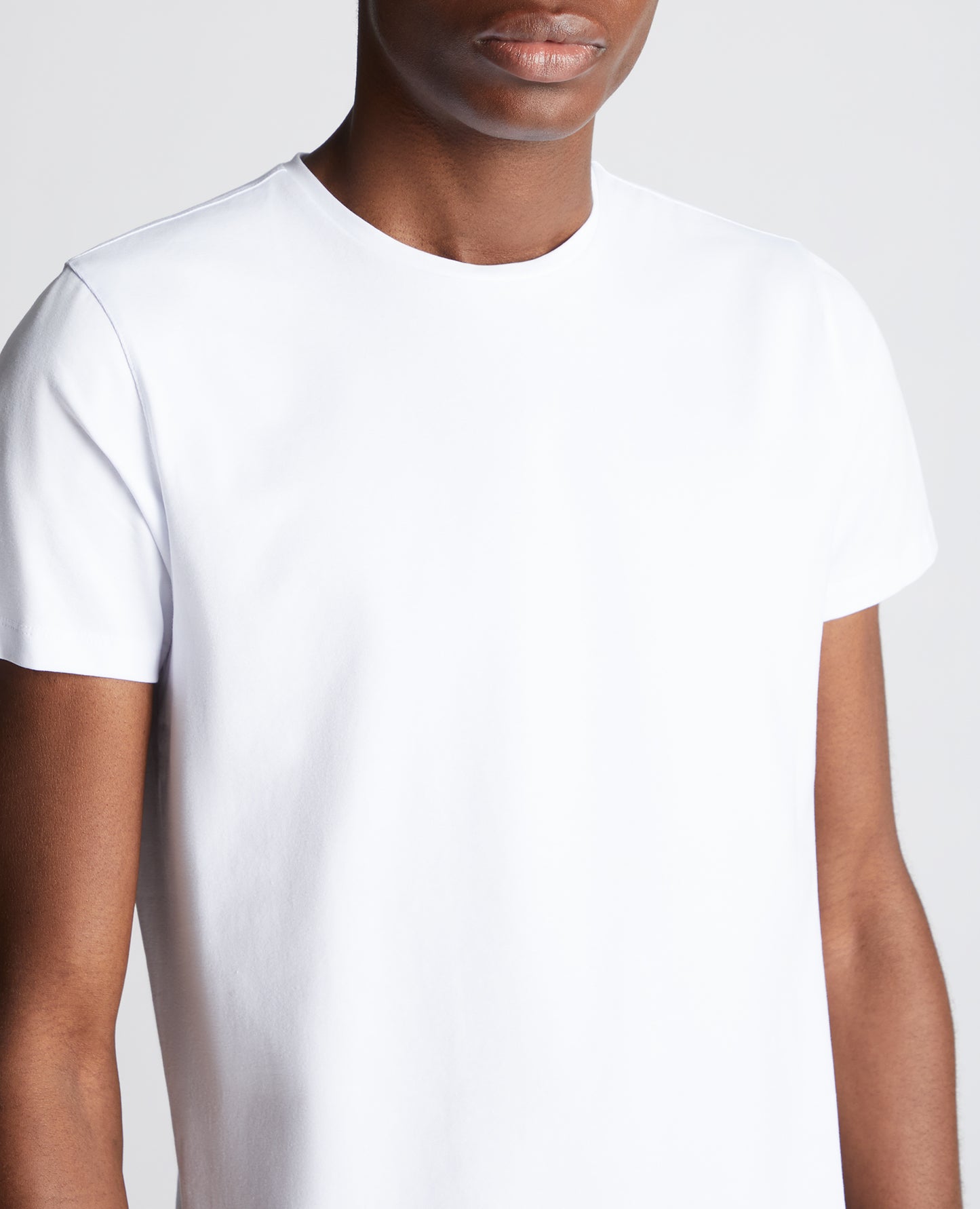 Remus Uomo Tapered Fit White Cotton T-Shirt