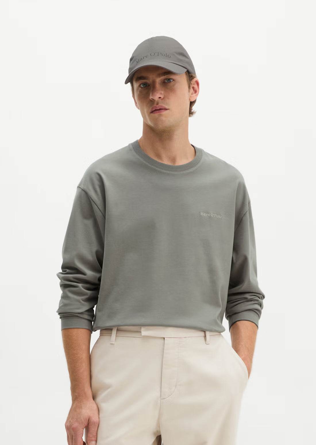 MARC O’POLO RELAXED LONGSLEEVE ORGANIC COTTON T-SHIRT