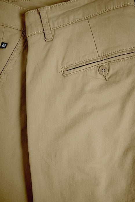 Matinique Khaki Cotton Shorts