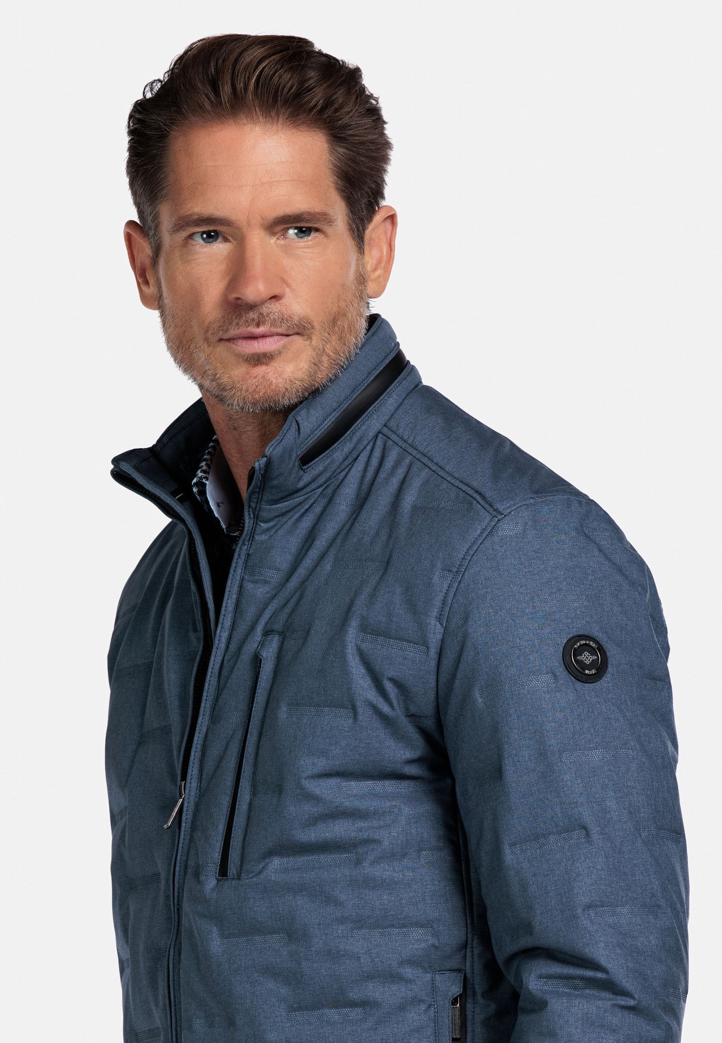 Modern Blue Casual Jacket