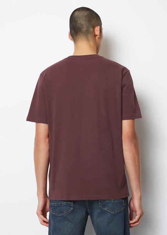 Marc O'Polo Burgundy Round Neck T-Shirt