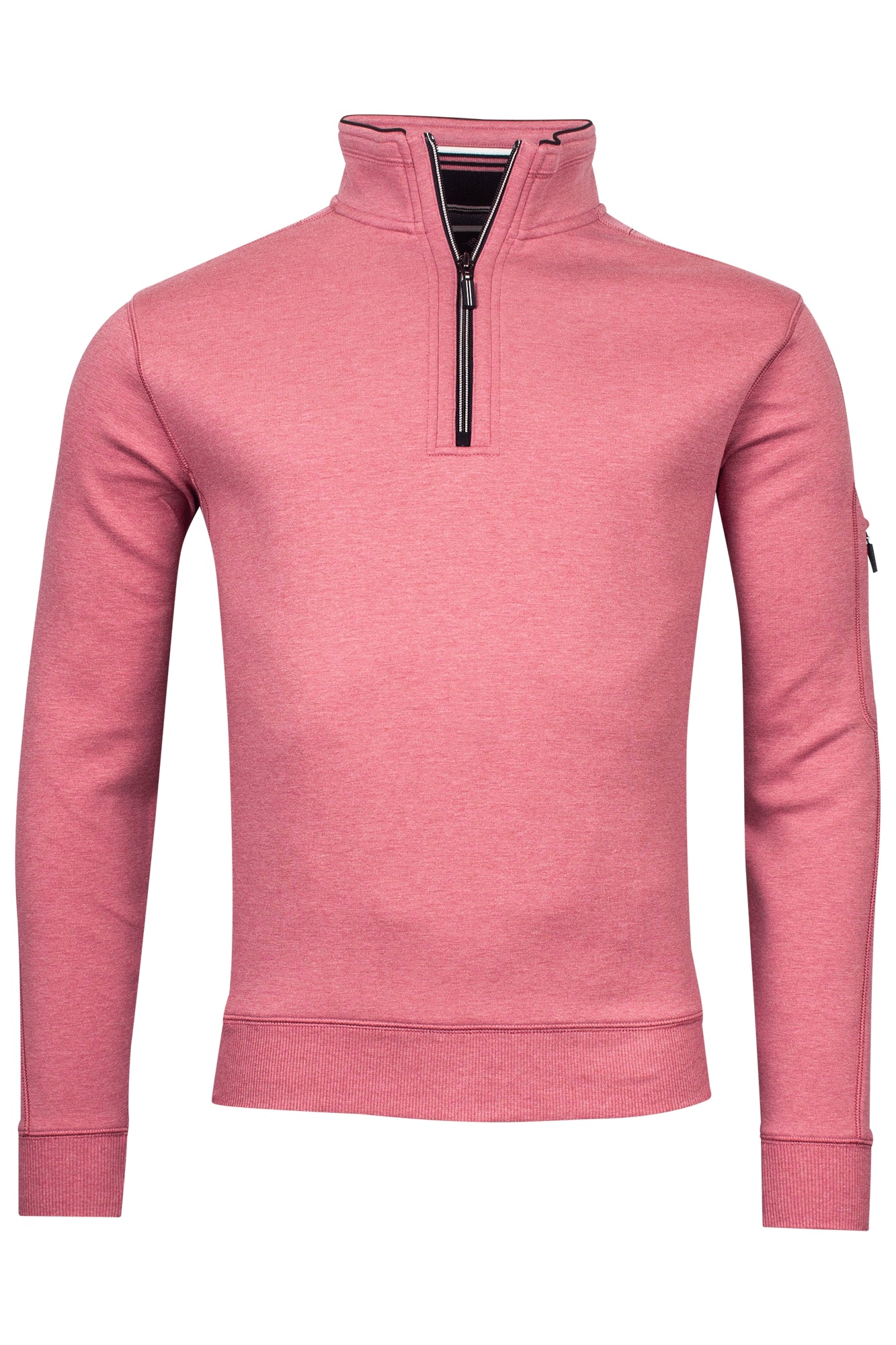 Baileys Coral Pink Half Zip Jumper