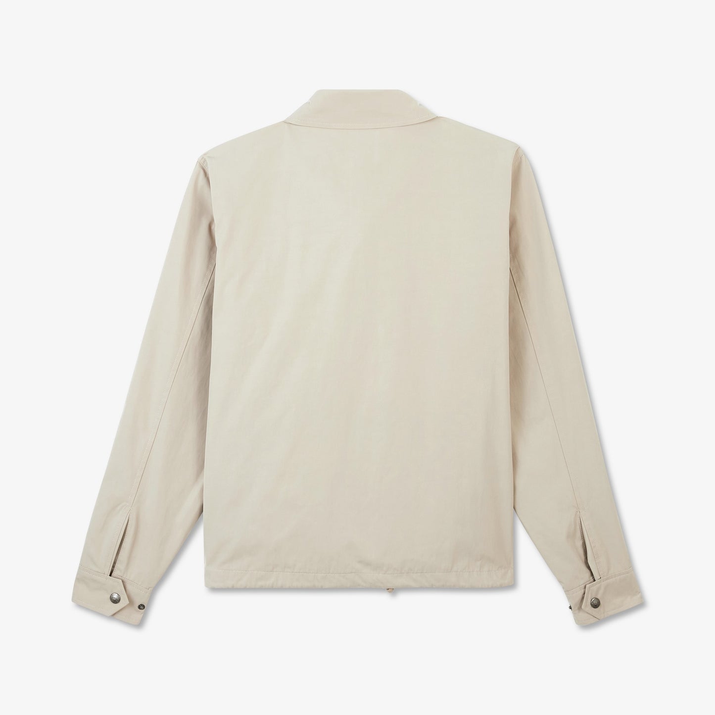 Eden Park Water-Resistant Beige Cotton Zip Jacket