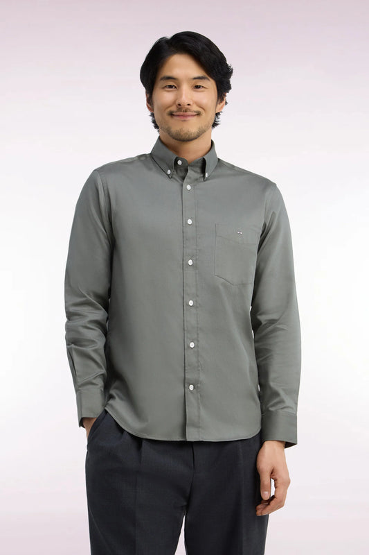 Eden Park Pique Develo Shirt - Basil
