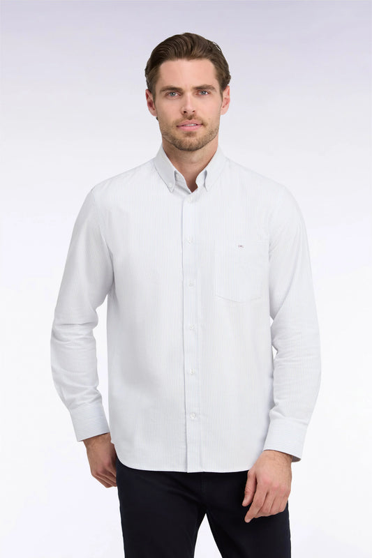 Eden Park Raiser Light Stripe Shirt - Cirrus