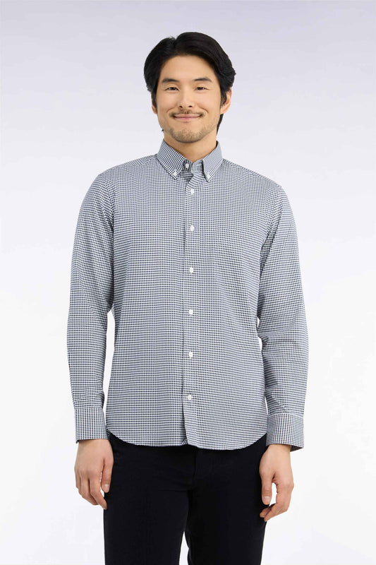 Eden Park Gin Tonic Vichy Shirt - Navy