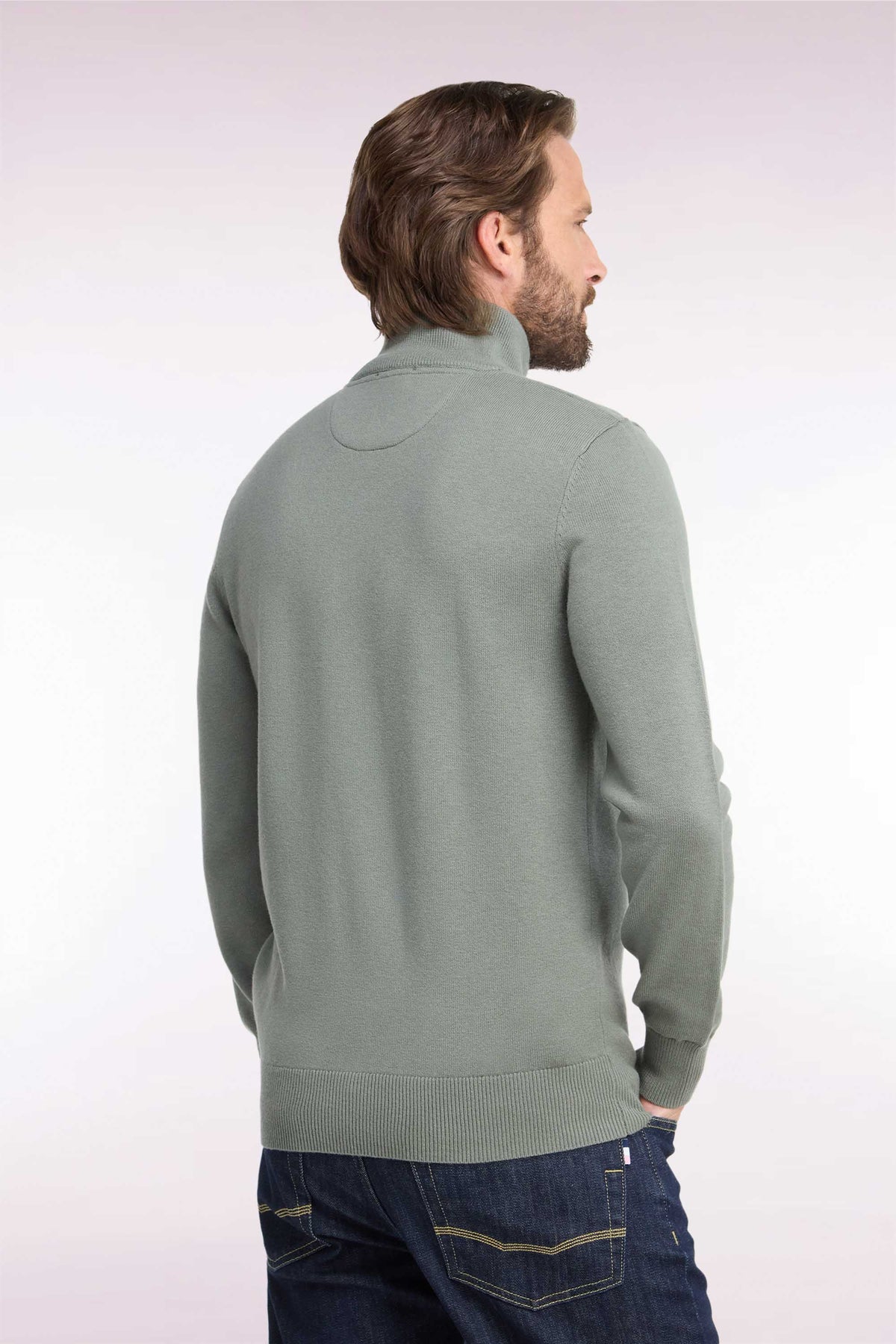 Eden Park Edinburgh Jumper - Sage Green