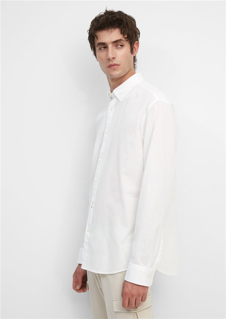 Marc O'Polo White Bedford Button-Down Shirt