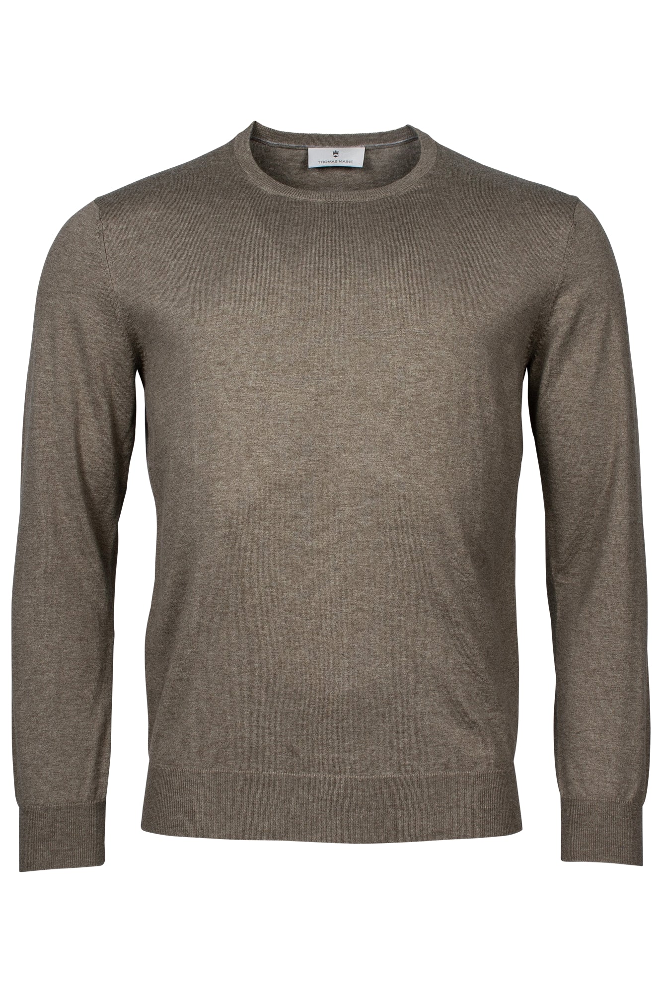 Thomas Maine Olive Green Jumper