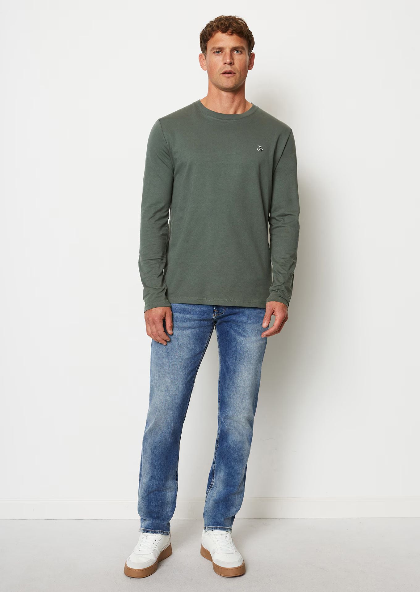 Marc O'Polo Green Long Sleeve Top