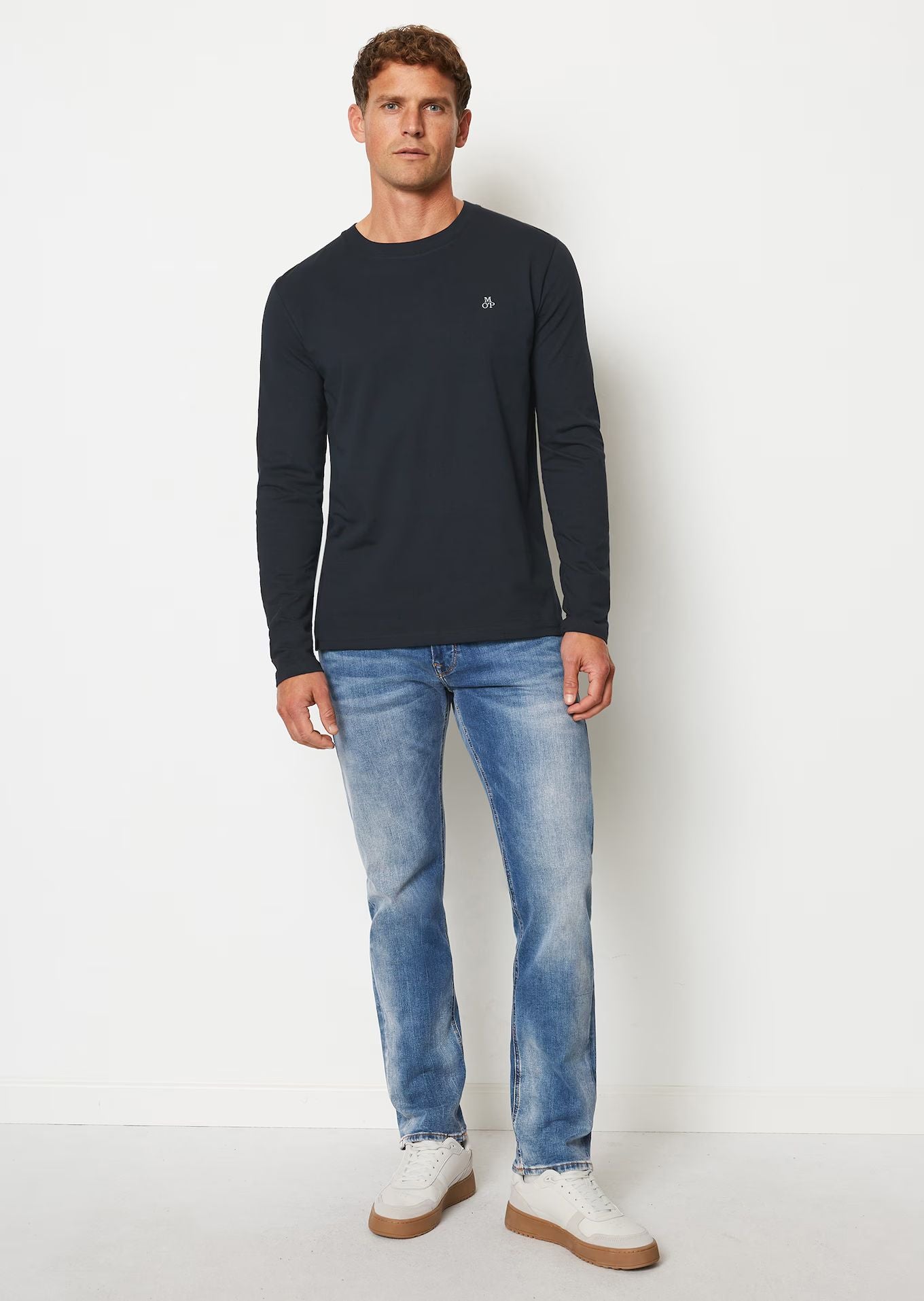 Marc O'Polo Dark Navy Long Sleeve Top