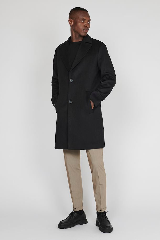 Matinique Black Wool Coat