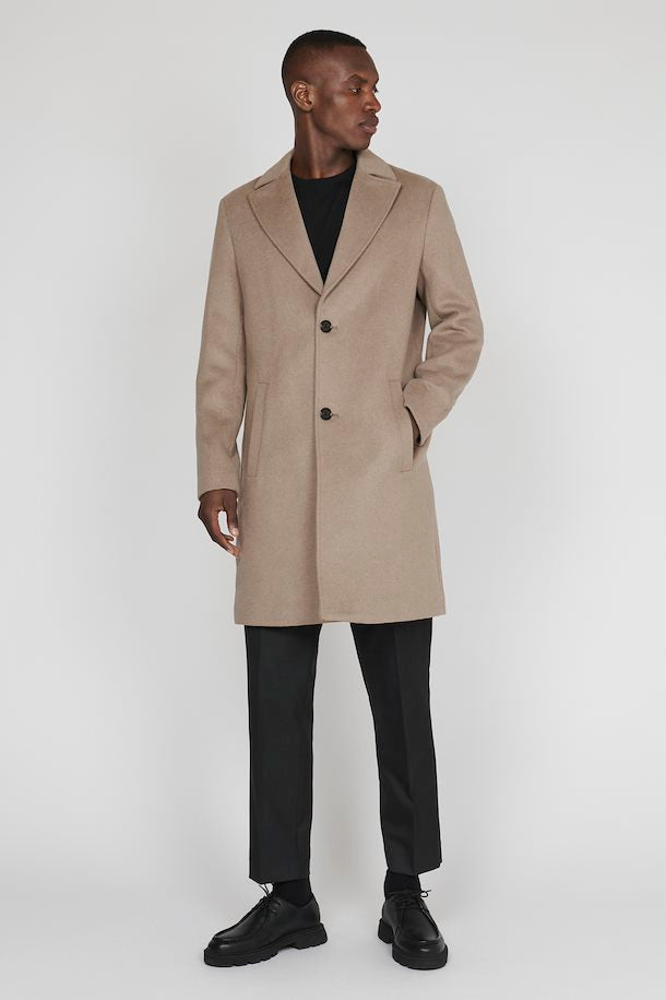 Matinique Beige Wool Coat