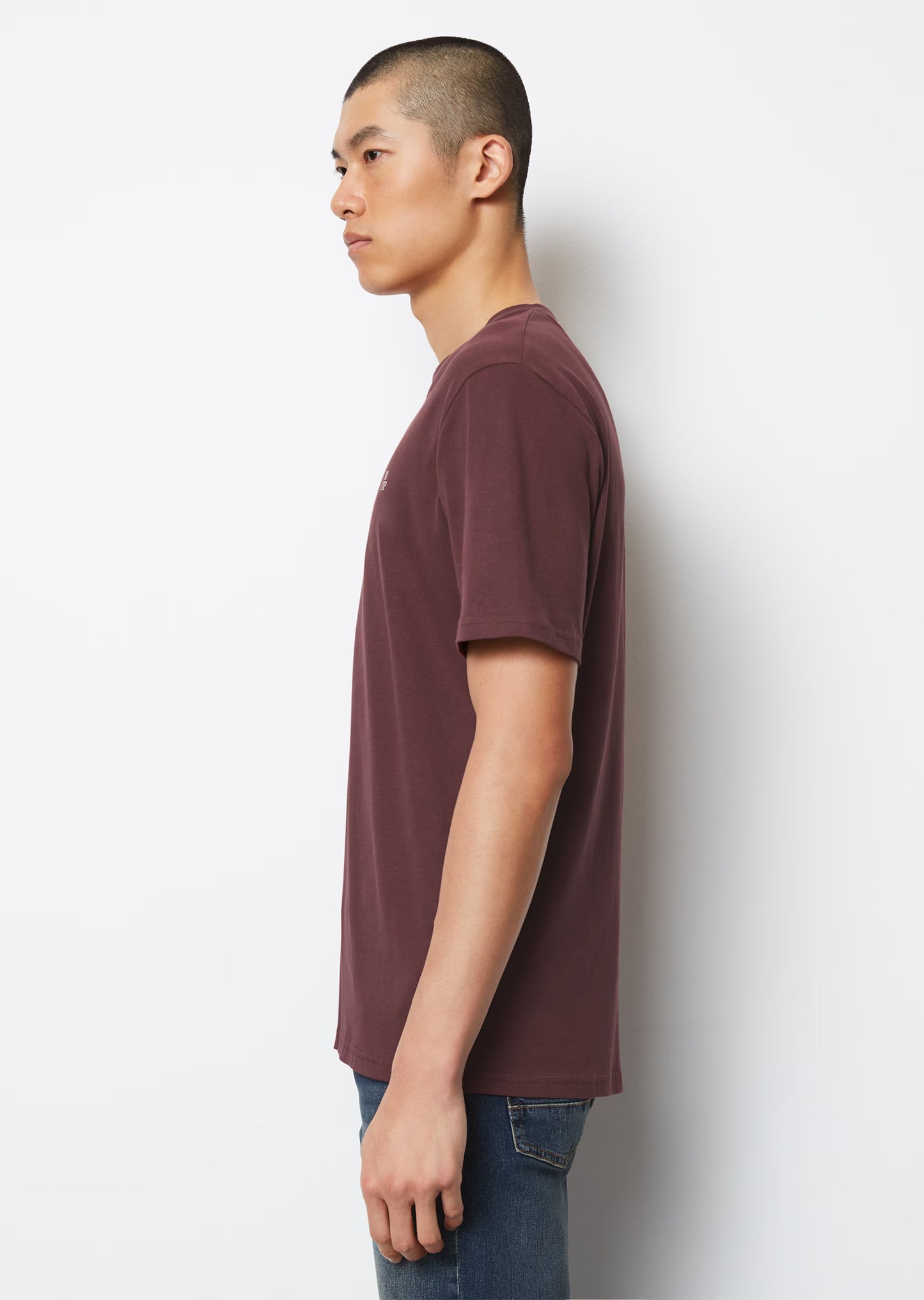 Marc O'Polo Burgundy Round Neck T-Shirt