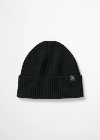 Marc O'Polo Organic Cotton Beanie in Black