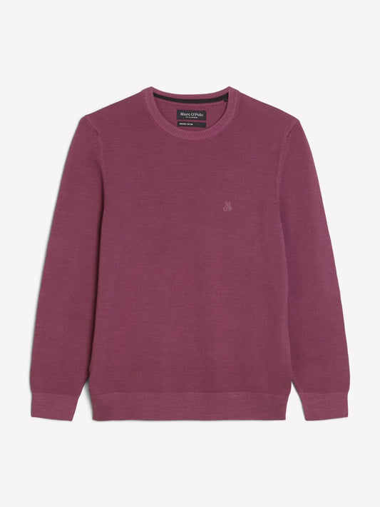 Marc O'Polo Regular Organic Sweater in Mauve
