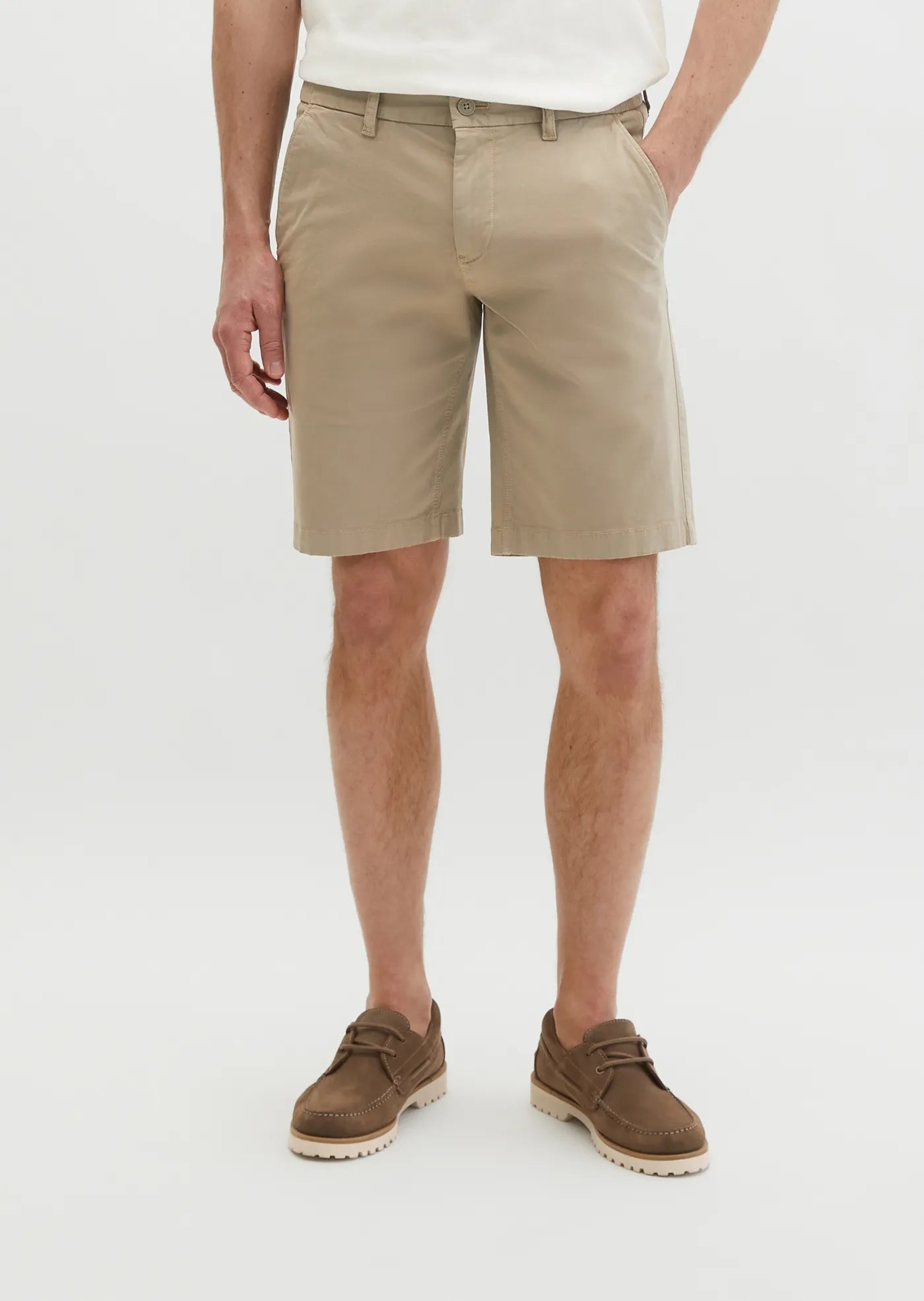 MARC O’POLO SHORTS IN SOFT TWILL STRETCH FABRIC
