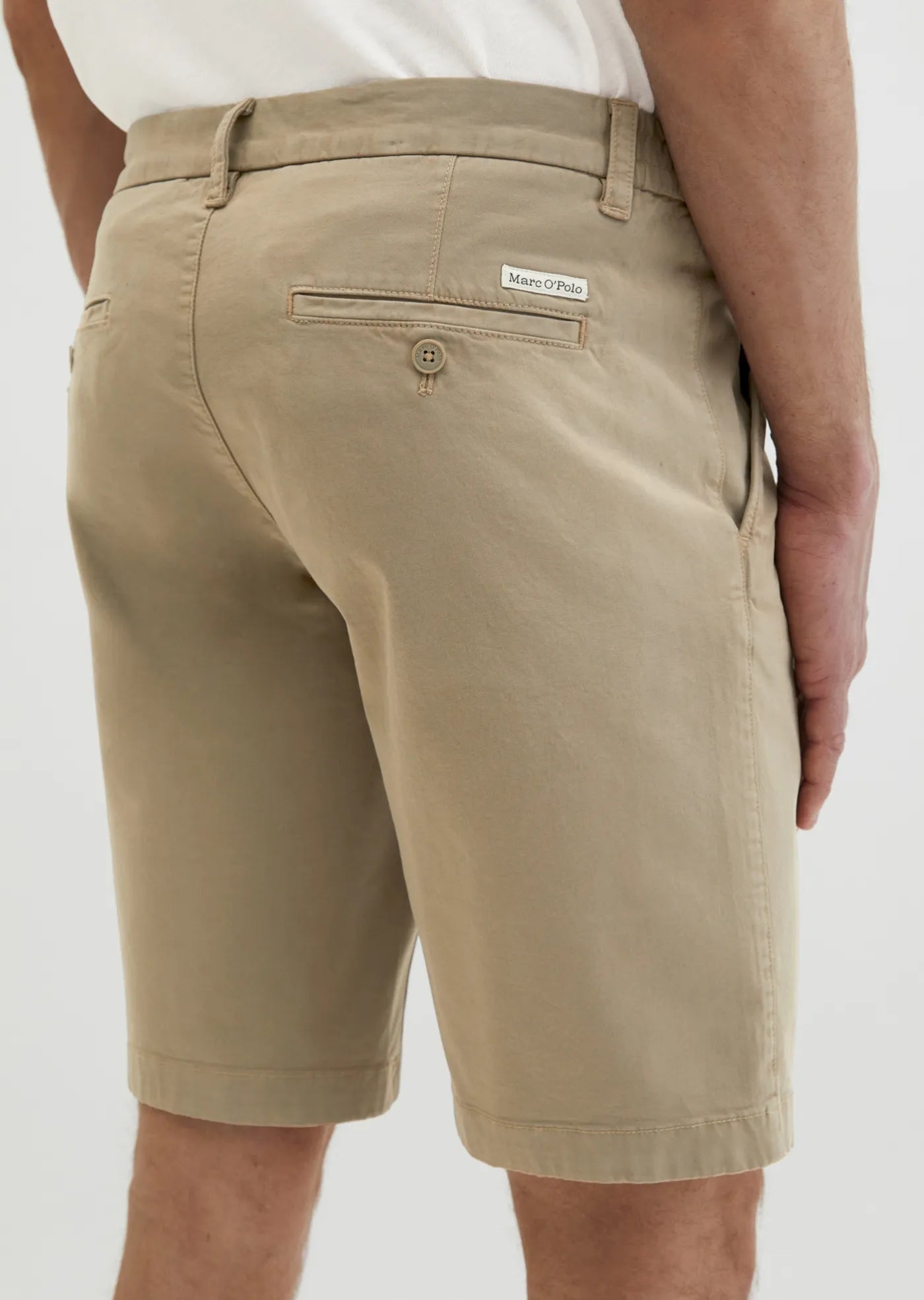 MARC O’POLO SHORTS IN SOFT TWILL STRETCH FABRIC