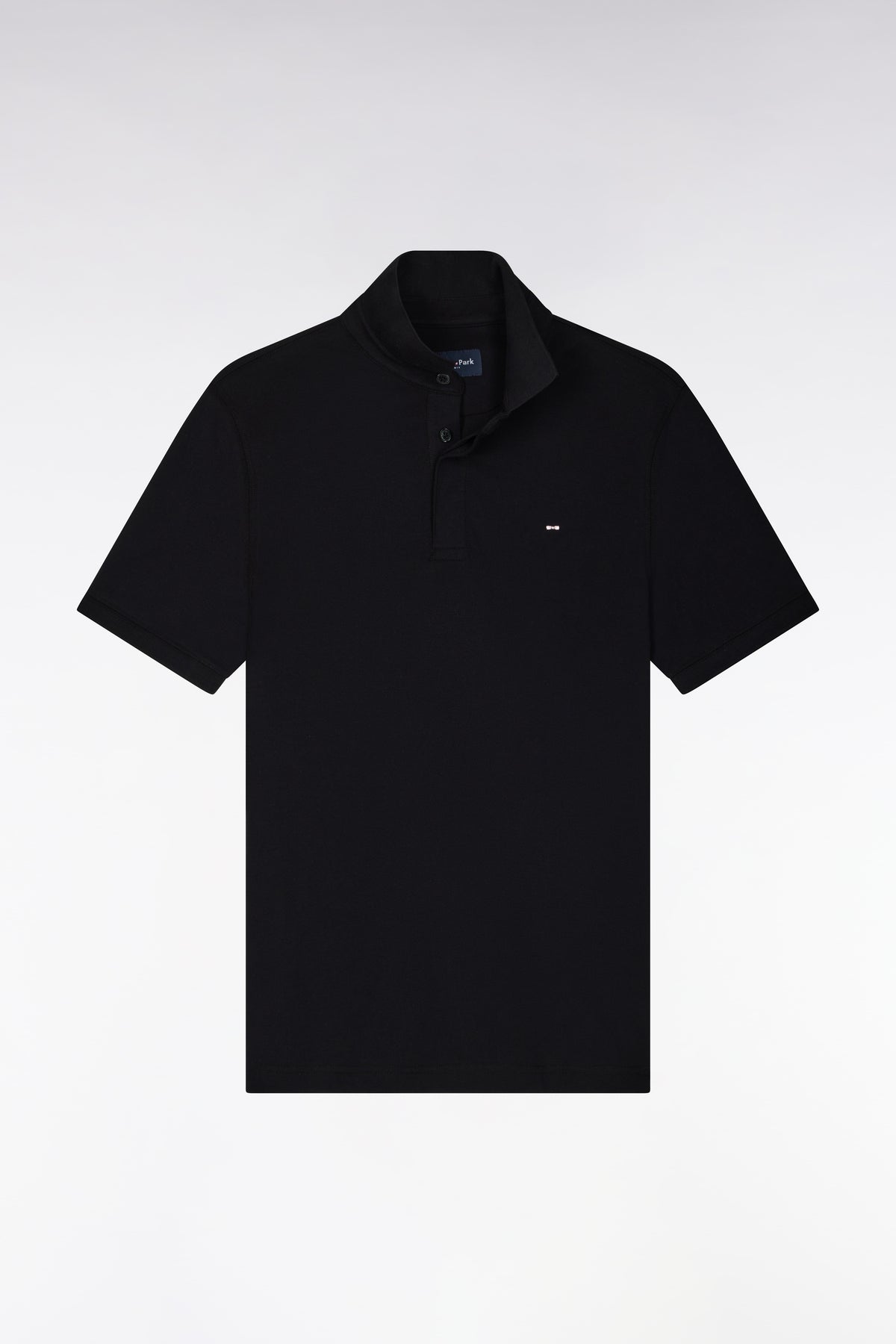 Eden Park Plan de Jeu Short Sleeve Polo - Black - photo 1