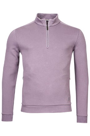 Thomas Maine Purple Half Zip Jumper