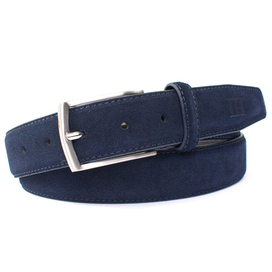 Tresanti Navy Suede Belt at StylishGuy Menswear